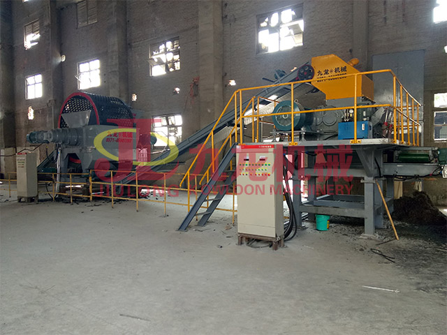 北京廢舊輪胎處(chù)理現場