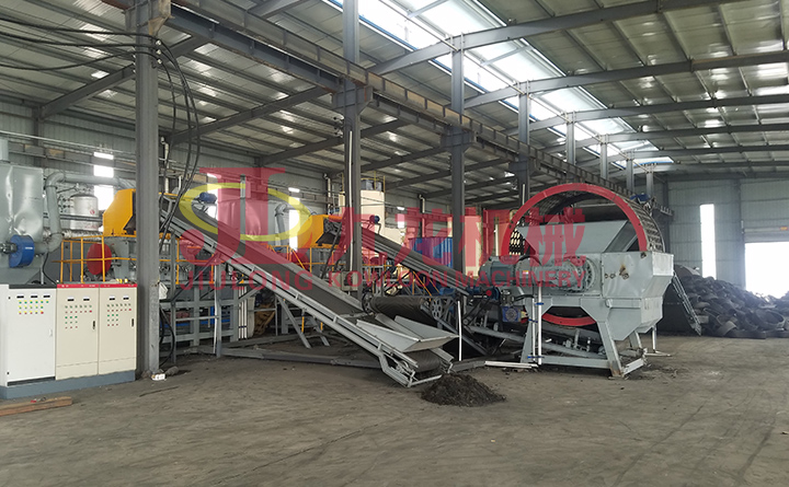 廢舊輸送帶回(huí)收生產線