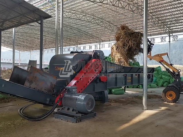 廣西羅（luó）城秸稈青貯生產現場