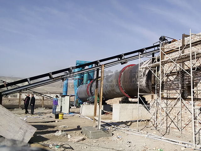 新疆新源煤粉烘幹機（jī）現場