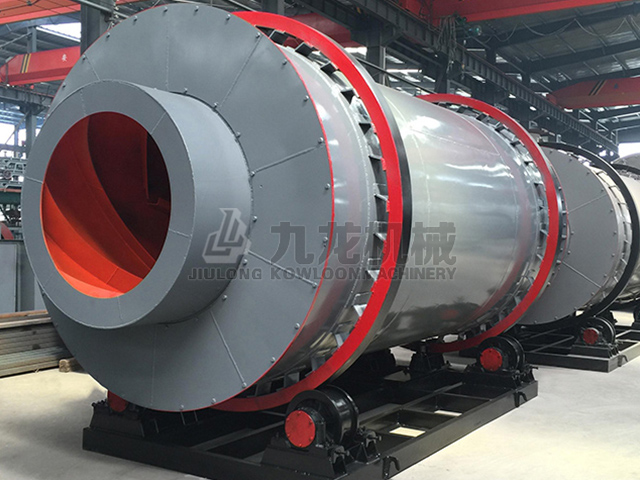 滾筒烘幹機現場