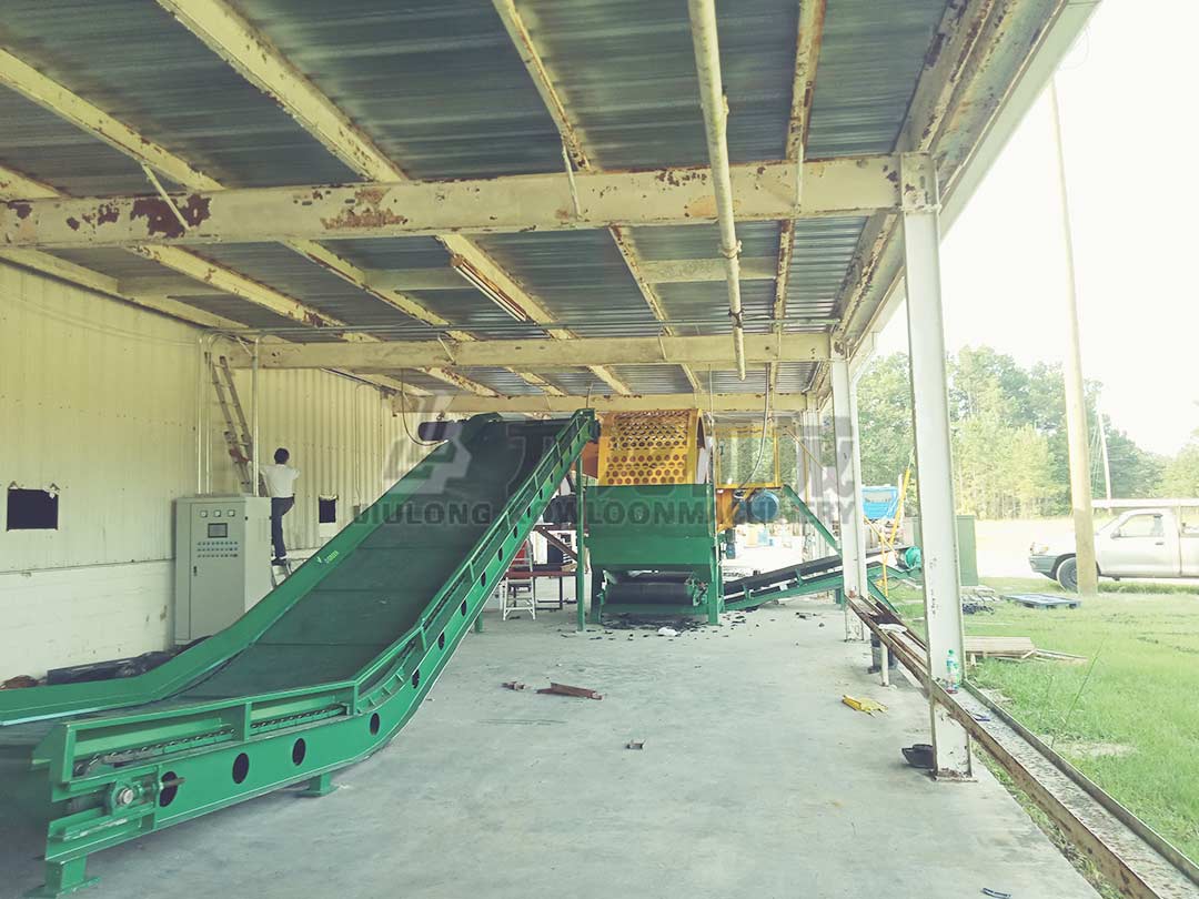 廢舊輪胎回收設（shè）備生產線