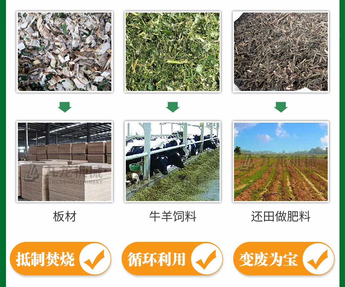 園林樹枝粉碎機產品應用 園林樹枝粉碎機產品應用